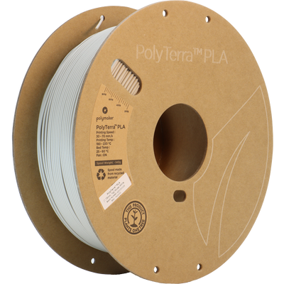 Polymaker PolyTerra Pla filament Muted White 1.75 mm 1KG