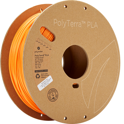 Polymaker PolyTerra Pla filament Sunrise Orange 1.75 mm 1KG