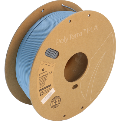 Polymaker PolyTerra Pla filament Muted Blue 1.75 mm 1KG