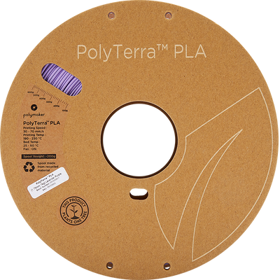 Polymaker PolyTerra Pla filament Lavender Purple 1.75 mm 1KG