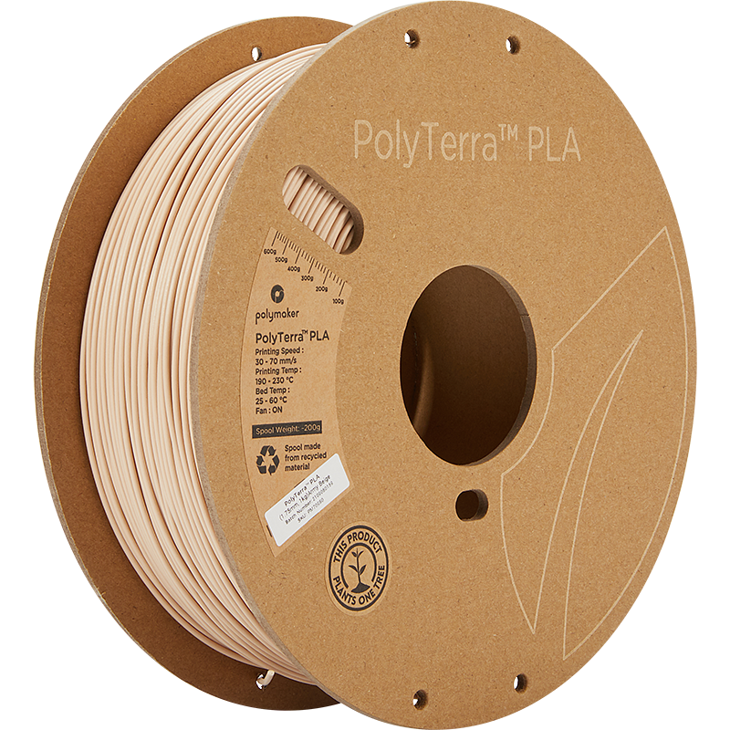 Polymaker PolyTerra Pla filament Army Beige 1.75 mm 1KG