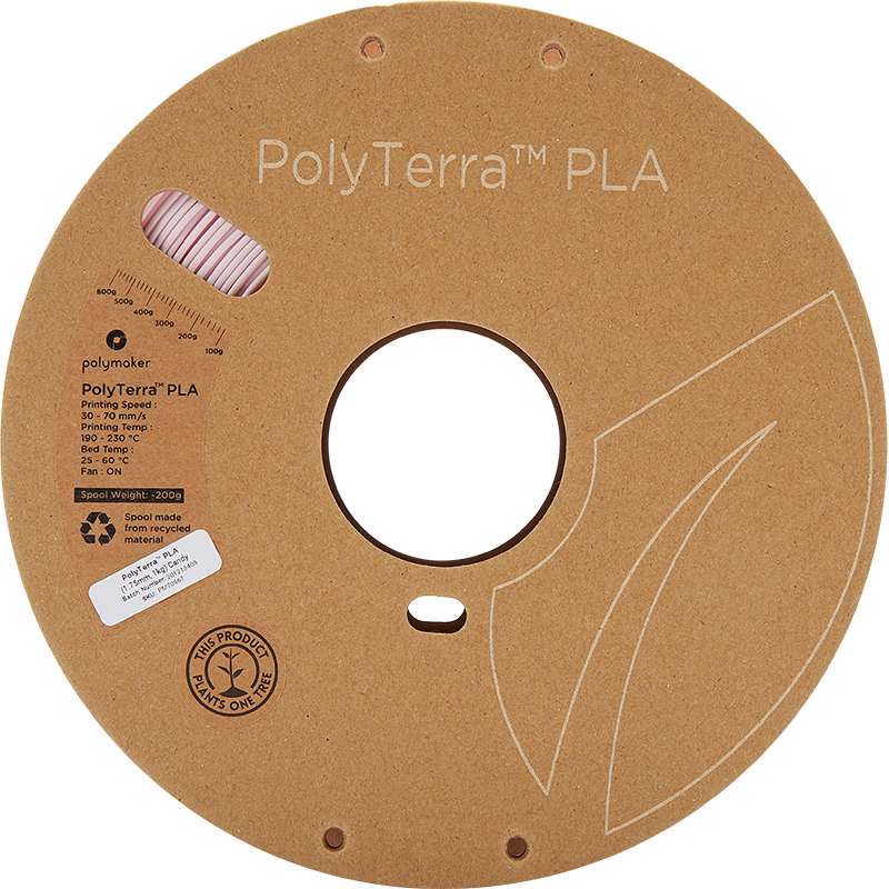 Polymaker PolyTerra Pla filament Candy 1.75 mm 1KG