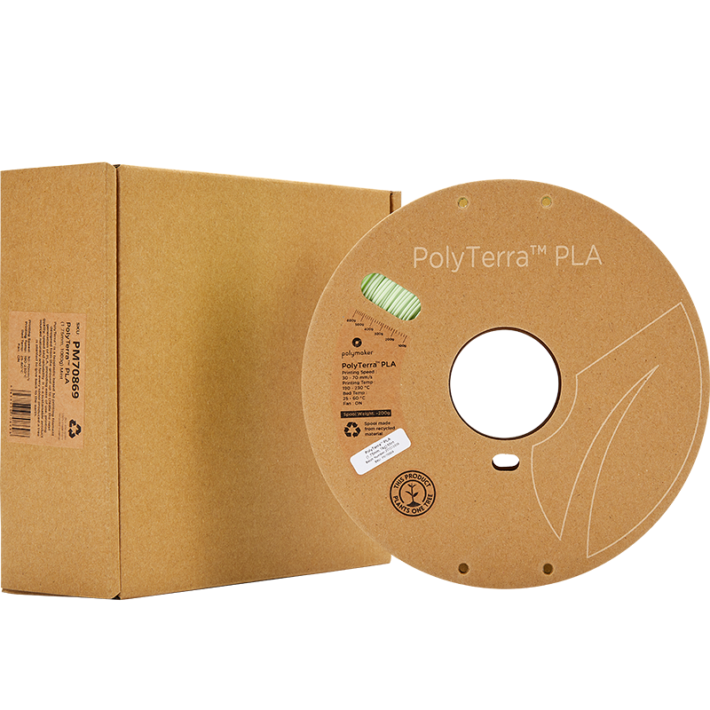 Polymaker PolyTerra Pla filament Mint 1.75 mm 1KG