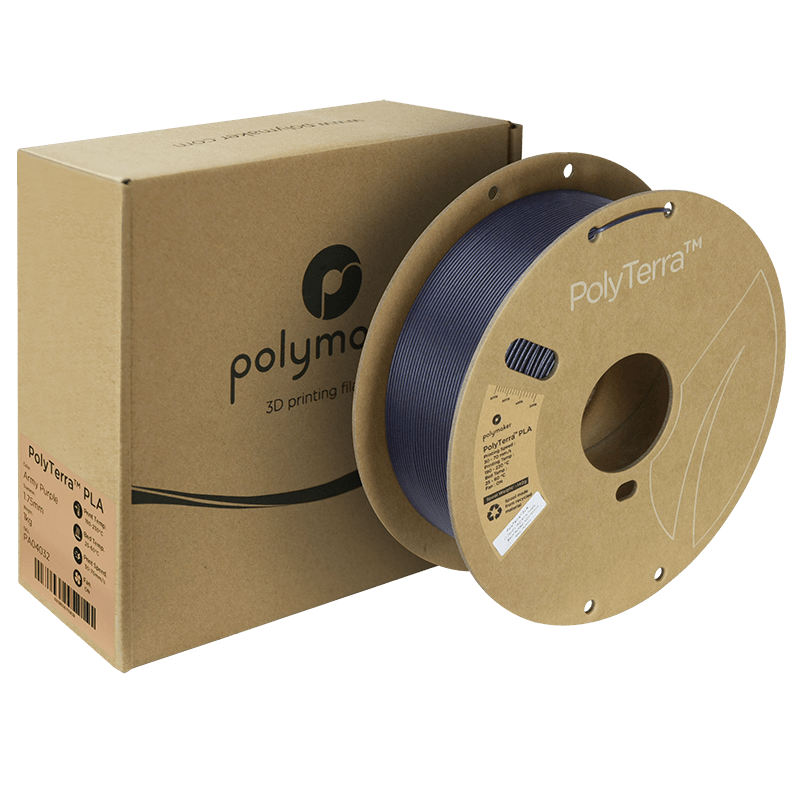 Polymaker PolyTerra Pla filament Army Purple 1.75 mm 1KG - AC products