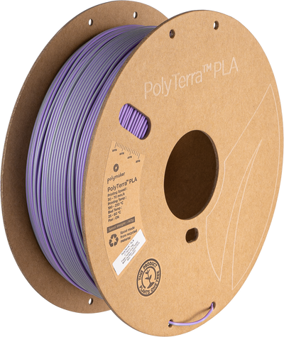 Polymaker PolyTerra Pla filament Dual Foggy Purple Grey-Purple 1.75 mm 1KG