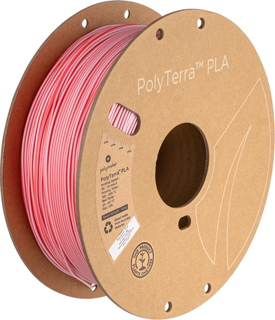 Polymaker PolyTerra PLA Filament Dual Flamingo (Pink-Red) 1.75 mm 1KG