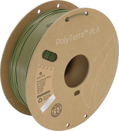 Polymaker PolyTerra PLA Filament Dual Camouflage (Dark Green-Brown) 1.75 mm 1KG