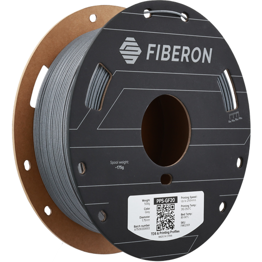 Polymaker Fiberon™ PPS-GF20 Gris, 1,75 mm / 500 g