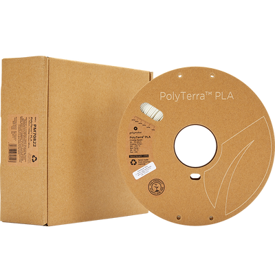 Polymaker PolyTerra Pla filament Cotton White 1.75 mm 1KG