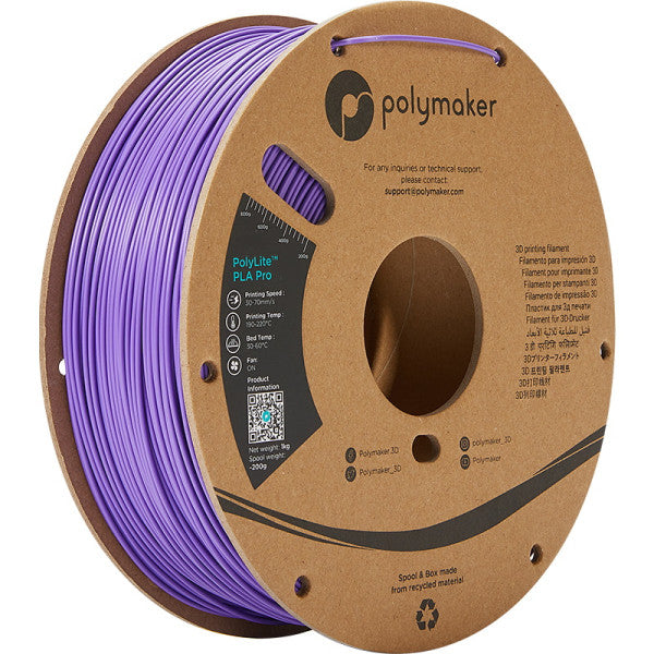 Polymaker POLYLITE™ PLA PRO 3D filament Dark Purple Jam free 1.75 mm 1KG