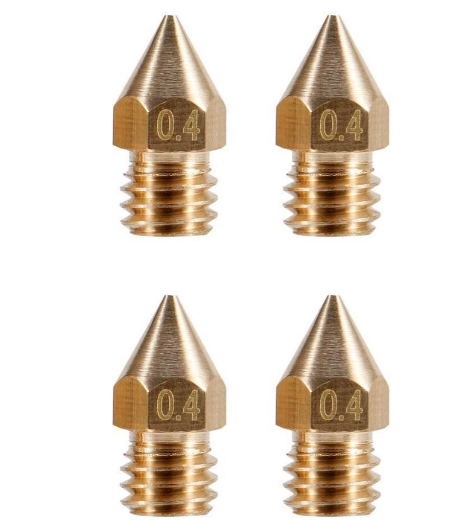 Buses d'imprimante 3D Buse MK8 0,4 mm - ensemble de 4