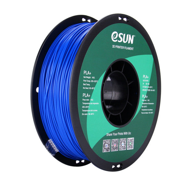 eSun PLA+ filament 1,75 mm Blauw 1 kg