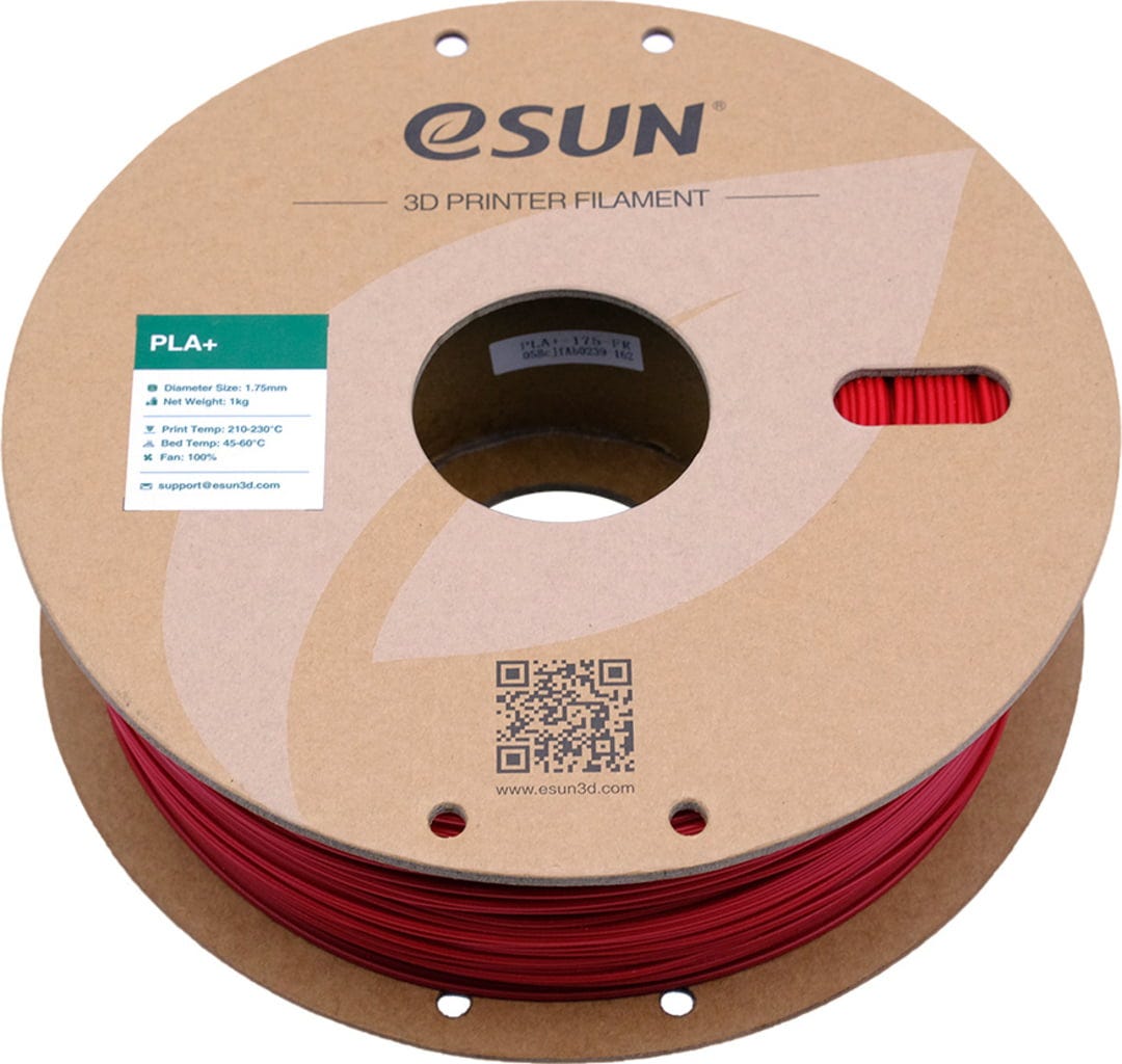 eSUN PLA+ filament Fire Engine Red 1.75 mm 1KG – AC products