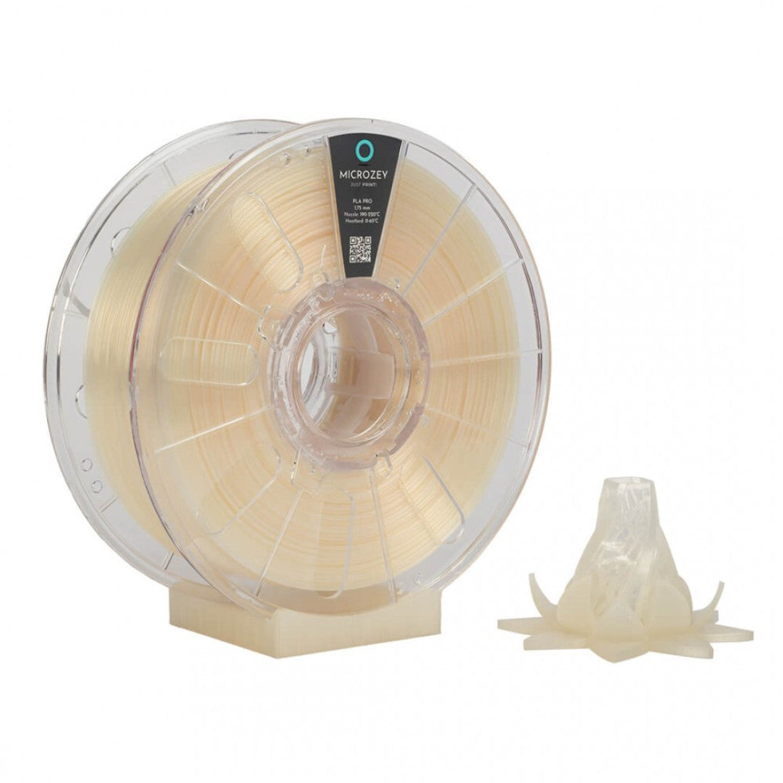 Microzey PLA PRO filament 3D transparent 1,75 mm 1KG