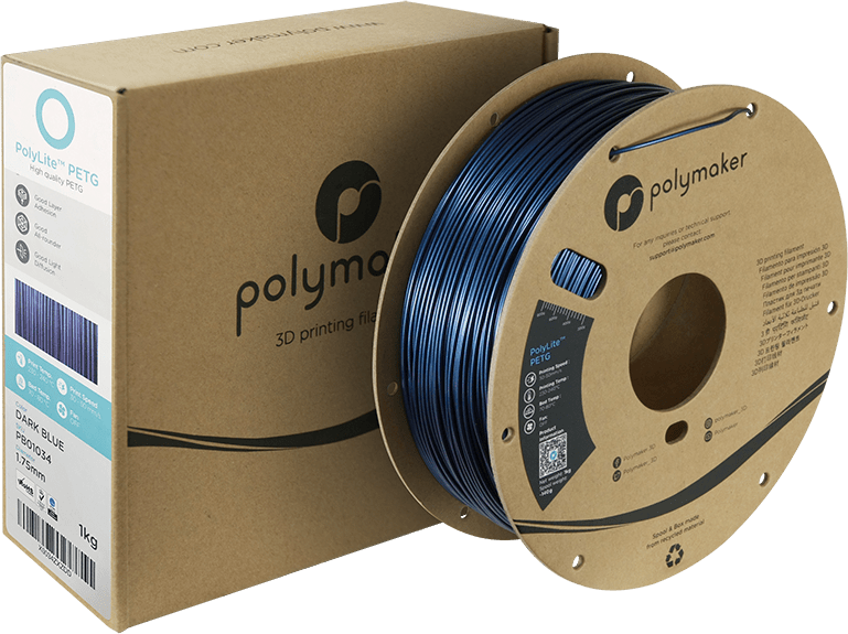 Polymaker PolyLite PETG Dark Blue 1.75 mm 1KG - AC products