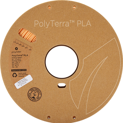 Polymaker PolyTerra Pla filament Peach 1.75 mm 1KG